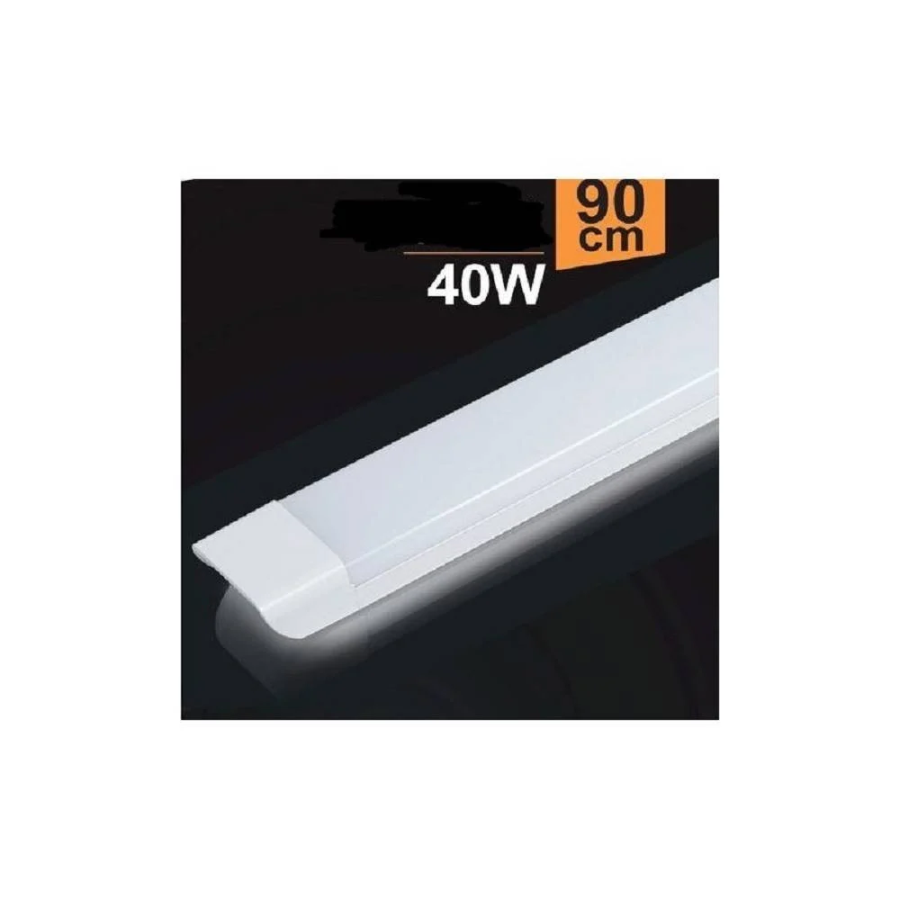 PLAFONIERA LED SLIM 40 W 90 CM SOTTOPENSILE RIPIANI LUCE CALDA FREDDA NATURALE - TrAdE Shop Traesio