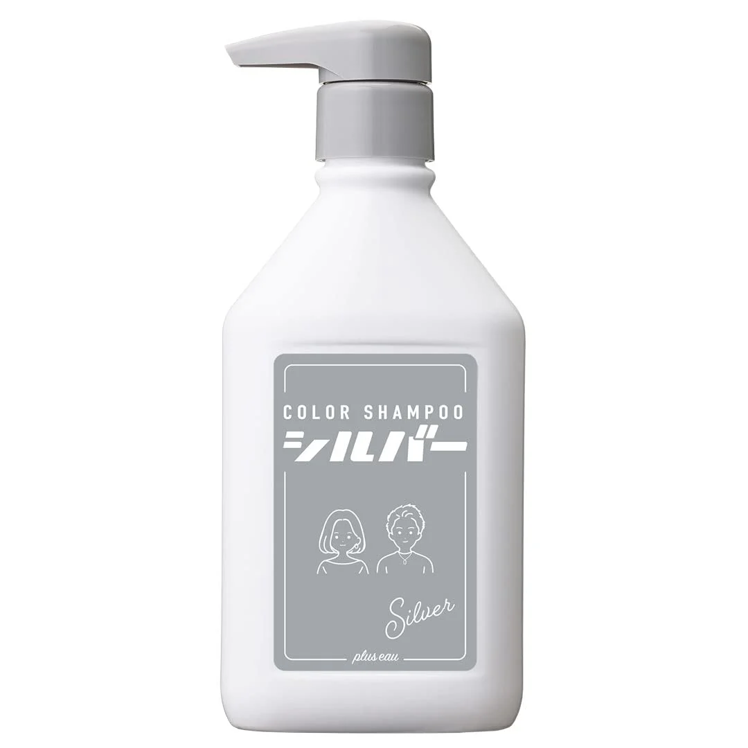 Plus Eau shampoo colorante per capelli decolorati Silver Ash 280 ml profumo fruttato floreale
