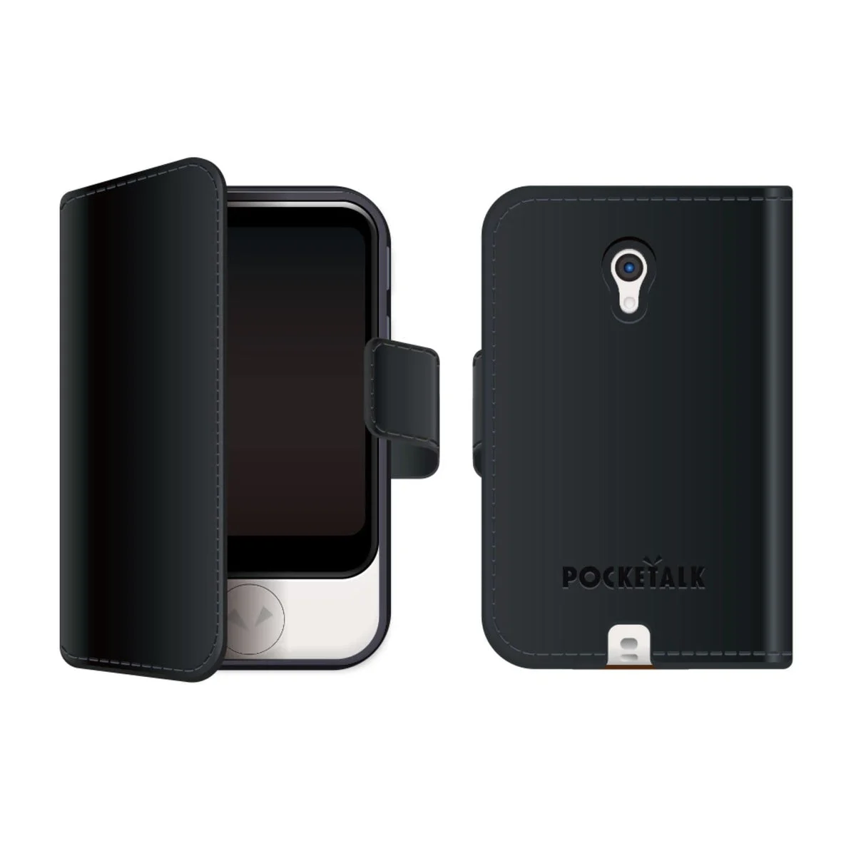 POCKETALK Custodia a libro per Pocketalk S nera PTS-NBK