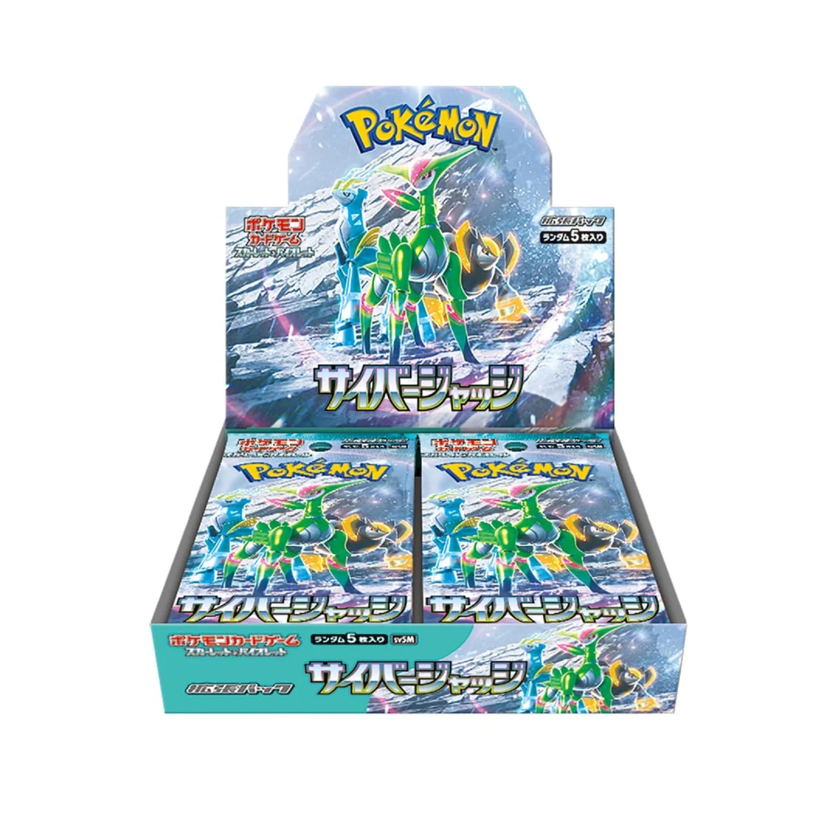 Pokémon Gioco di Carte Espansione Scarlatta e Viola Box Cyber Judge 30 Pacchetti - Pokémon Card