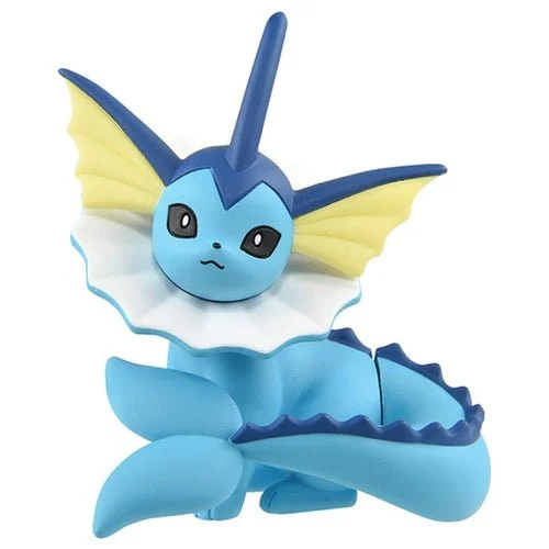 Pokemon Moncolle Vaporeon 2023 Collezione Mostri Model 2023 Blu 10cm - Pokémon
