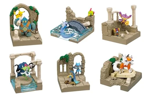 Pokémon Diorama Collezione: Rovine di un Vecchio Castello PVC 1BOX