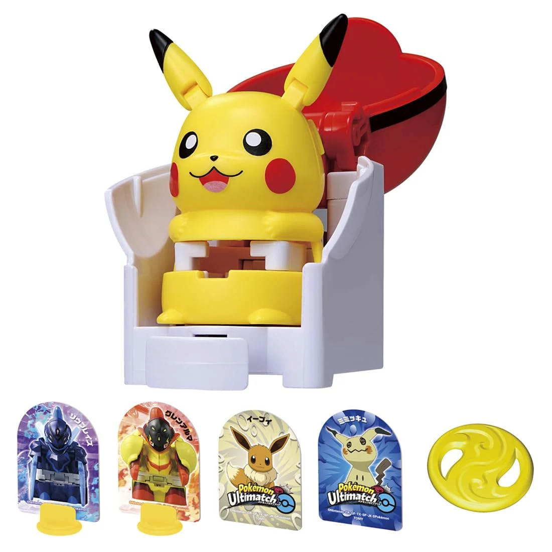 Pokémon Ultimatch set iniziale con lancio dischi 00 Pikachu