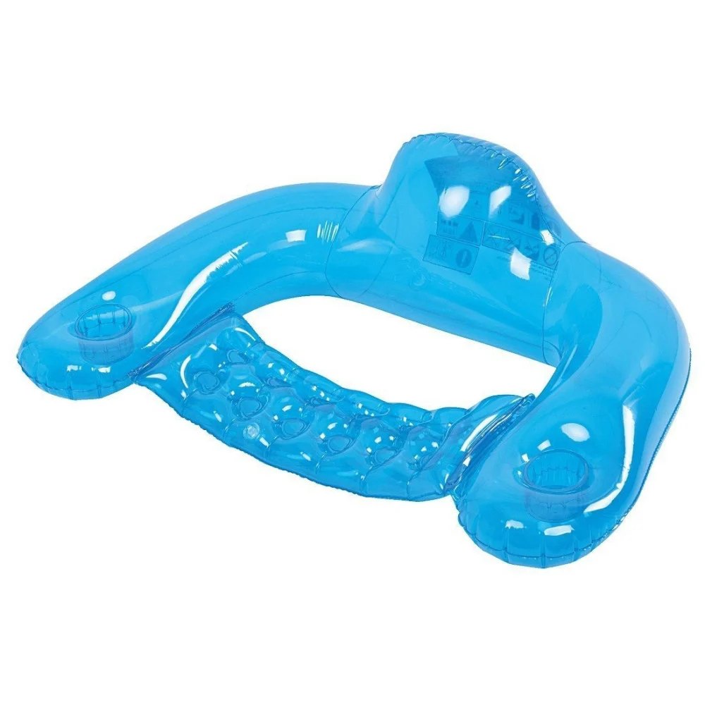 POLTRONA SOFA GALLEGGIANTE GONFIABILE PER MARE PISCINA GIOCO ACQUA 124x76cm - TrAdE Shop Traesio