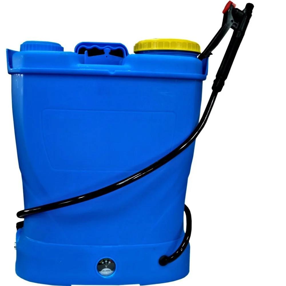 POMPA A SPALLA ELETTRICA BATTERIA IRRORATRICE NEBULIZZATORE SPRUZZINO 16 LT - Trade_Ox