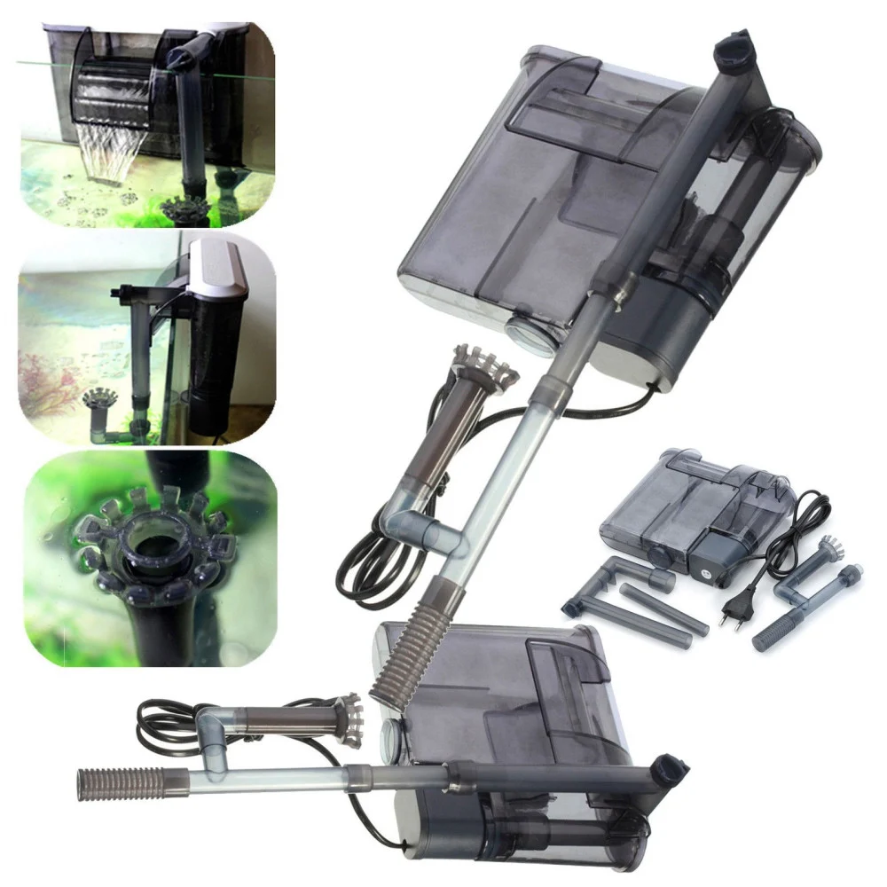 POMPA FILTRO ESTERNO PER DA ACQUARIO EFFETTO CASCATA PESCI XP-13 4,8W 290 L/H