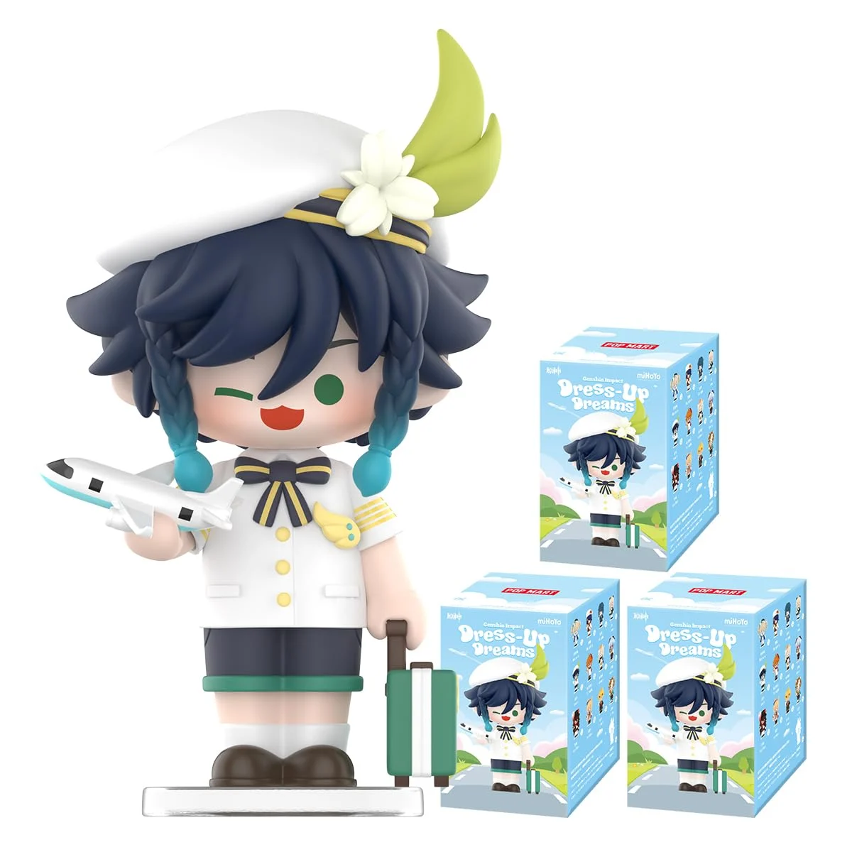 POP MART Genshin Impact Figure Chibi Dress-Up Dream 1 pezzo casuale