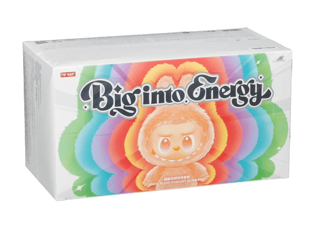 POP MART peluche pendente THE MONSTERS Labubu Big into Energy box assortita