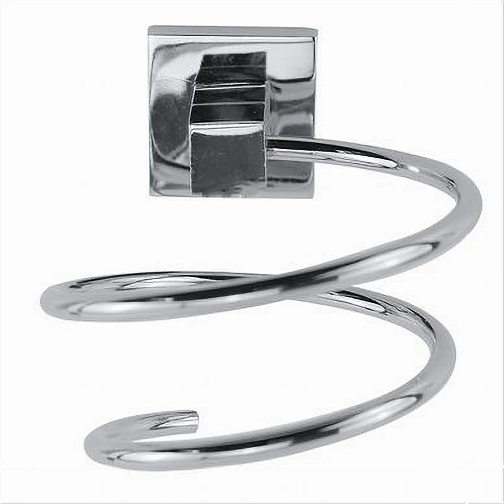 PORTA PHON ASCIUGACAPELLI MODERNO DOPPIO FISSAGGIO A PARETE BAGNO SQUARE 59189 - Cleafe