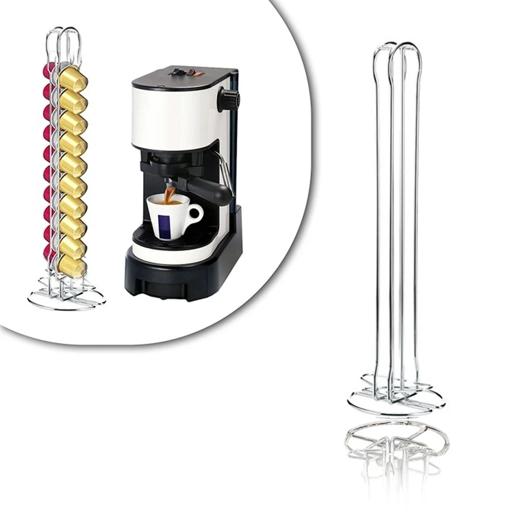 PORTACAPSULE A COLONNE IN METALLO 36 POSTI DISPENSER MODERNO ARREDO CUCINA STAND - TrAdE Shop Traesio