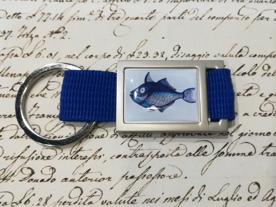 portachiavi zoodicarta – pesce balestra - Abbigliamento marinaresco