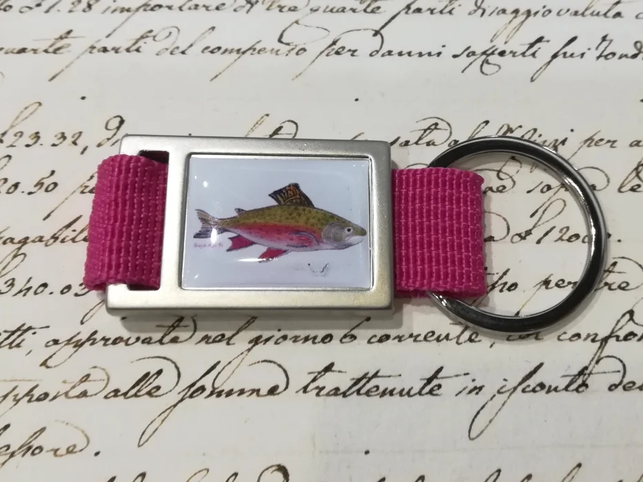 portachiavi zoodicarta – trota rossa - Abbigliamento marinaresco