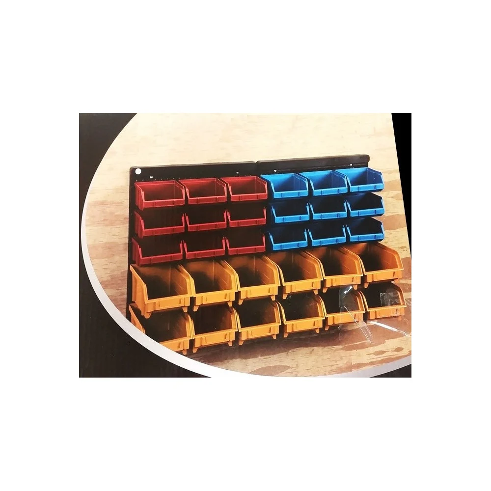 PORTAMINUTERIA PORTA MINUTERIA SCAFFALE MURO PARETE 30 CASSETTI SCOMPARTI VITI - TrAdE Shop Traesio