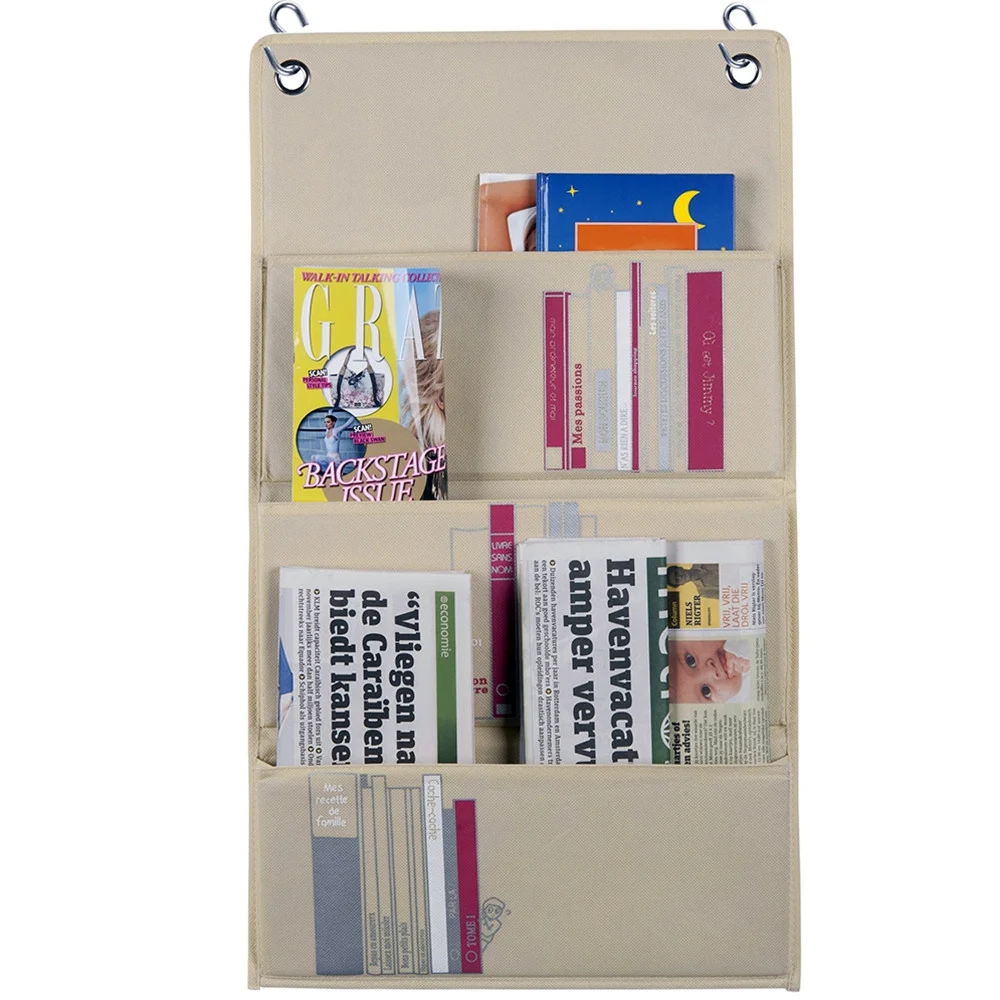 PORTARIVISTE ORGANIZER DA APPENDERE CON 3 TASCHE E 2 GANCI PER ARMADI CABINE - TrAdE Shop Traesio
