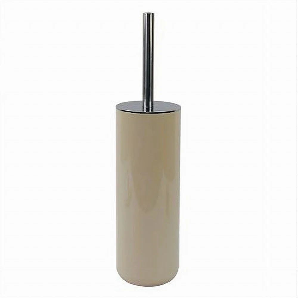 PORTASCOPINO PORTA SCOPINO CON SCOPETTINO WC BAGNO TOILETTE BEIGE SILVER 79884 - Cleafe