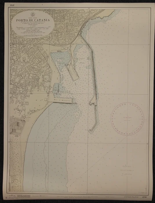 porto di catania n. 272 (1974) - Carte nautiche, da pesca…