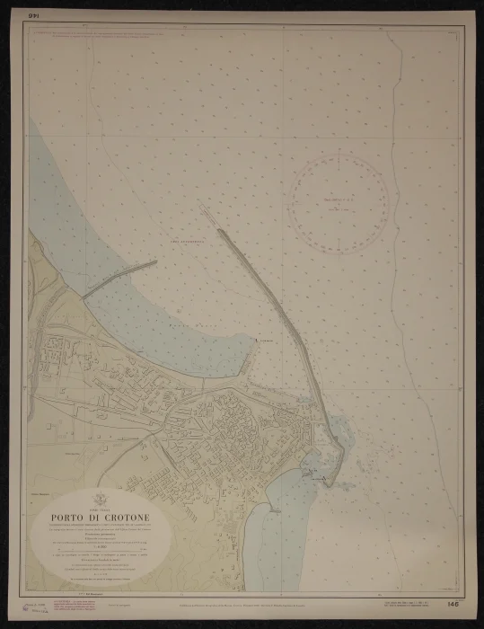 porto di crotone n. 146 (1977) - Carte nautiche, da pesca…