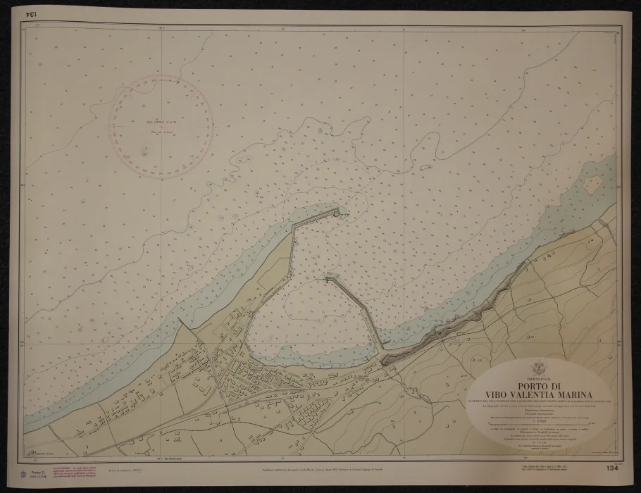 porto di vibo valentia marina n. 134 (1979) - Carte nautiche, da pesca…