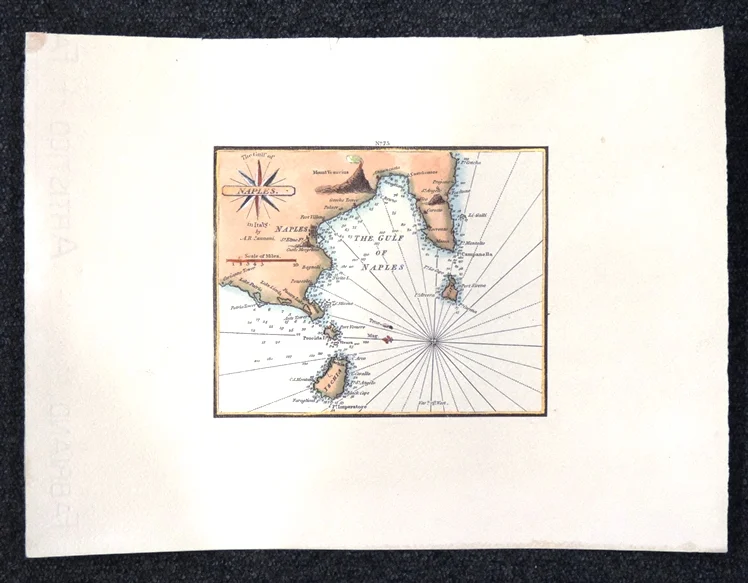 portolano: the gulf of naples in italy - Arredamento marinaresco