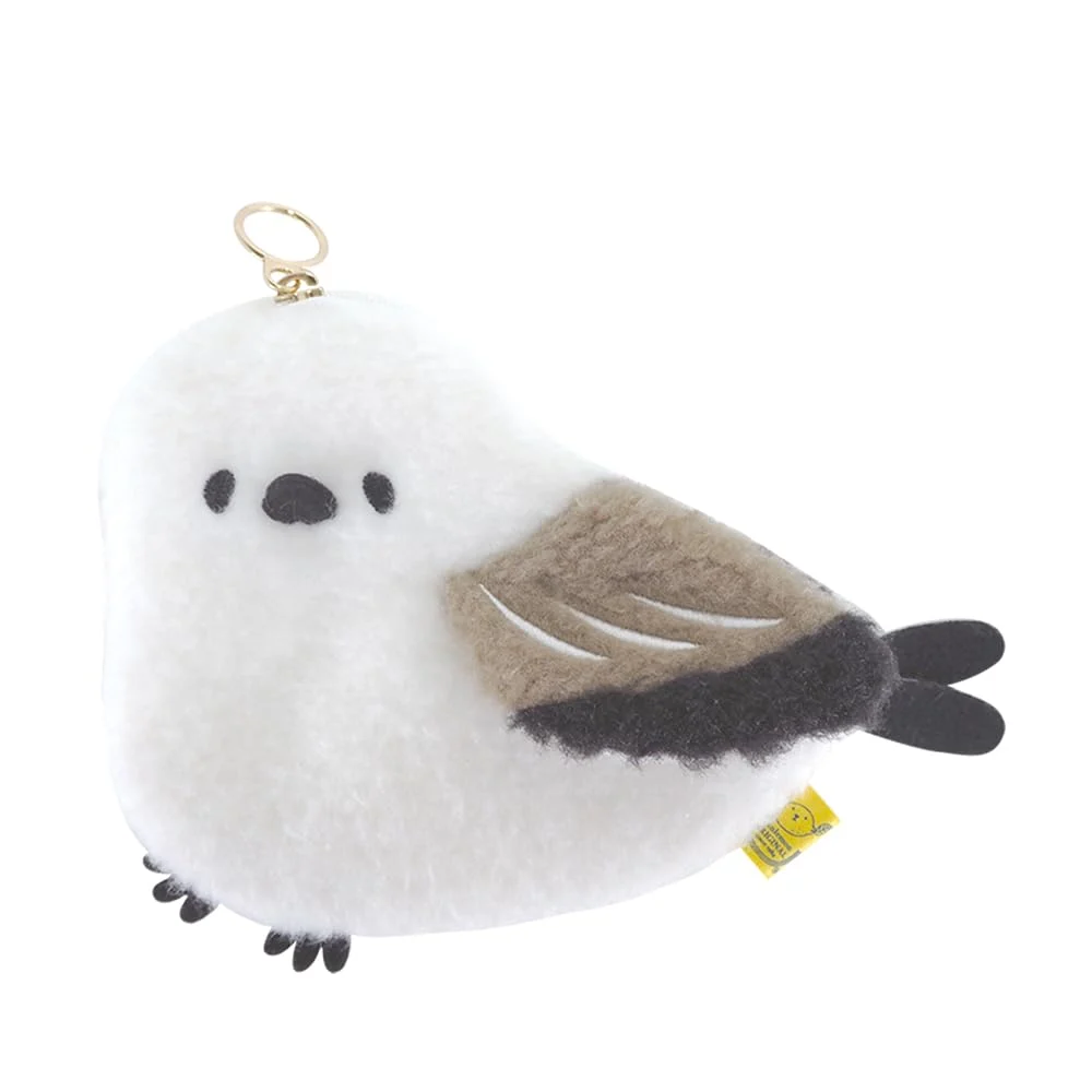 Powabiyori Long-tailed Tit Flat Pouch Animal P-9242 Multicolor 1 Piece