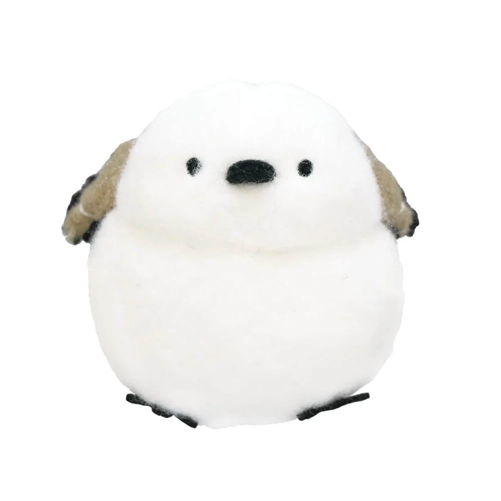 Powabiyori Long-tailed Tit Plushie Soft Toy P-8752 30cm Yellow