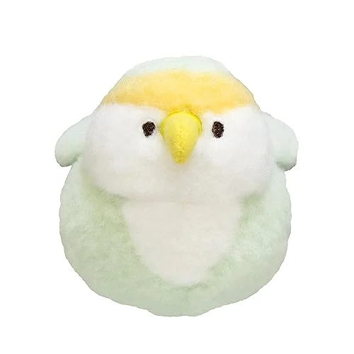 Powabiyori Lovebird Plush Toy P-8762 Rosy-Faced Colorful 30cm