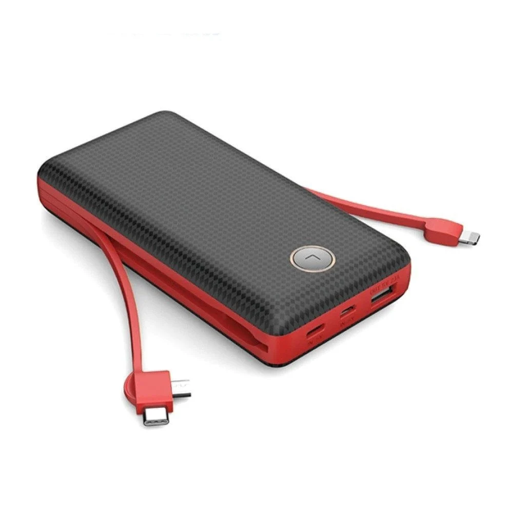 POWER BANK PORTATILE Q-T70 3IN1 20000MAH BATTERIA MOBILE RICARICA RAPIDA LUCE LED