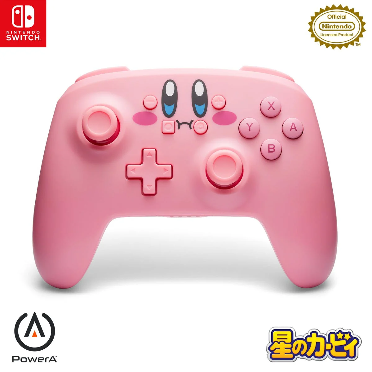 PowerA Controller Wireless Nintendo Switch Kirby Snack Attack Edition