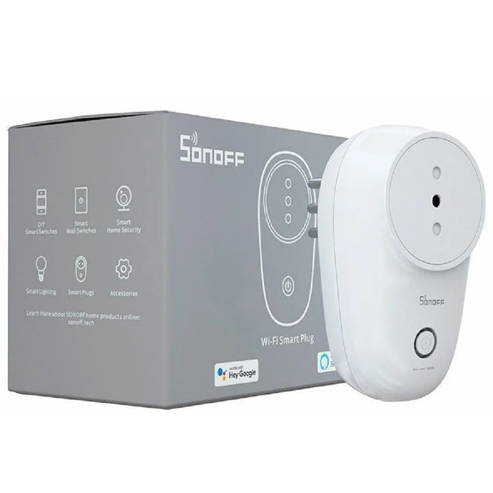 PRESA ELETTRICA INTELLIGENTE SMART WIRELESS INTERRUTTORE ALEXA SONOFF S26R2TPL - TrAdE Shop Traesio