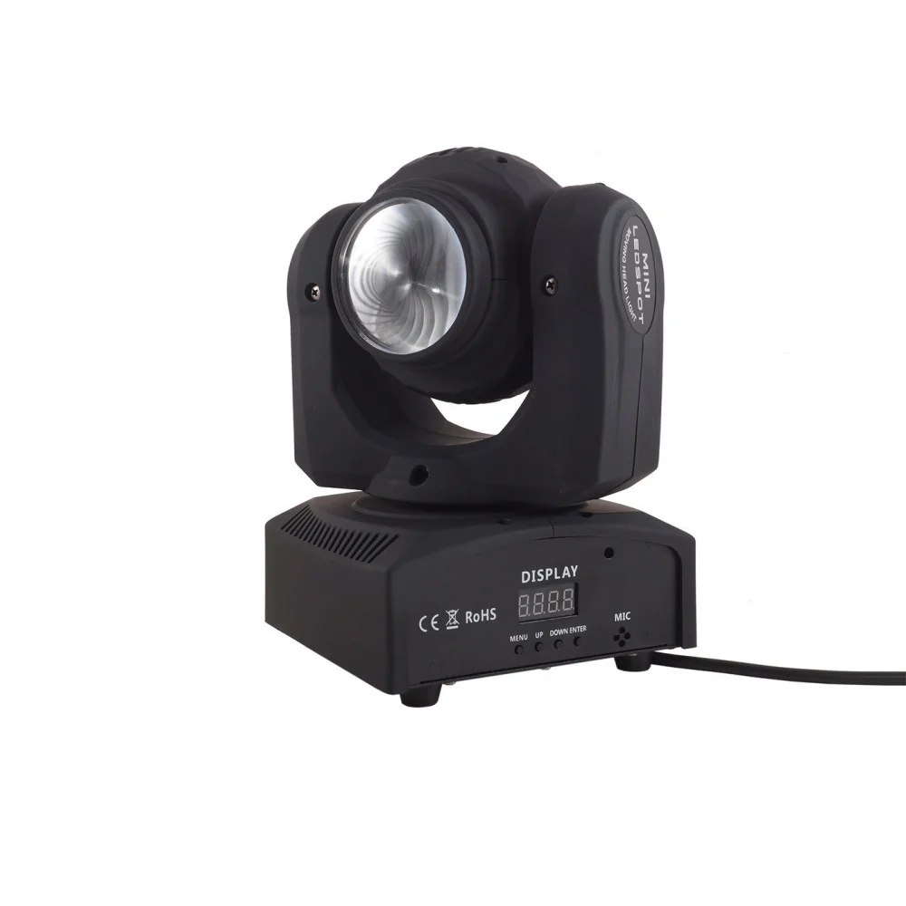 PROIETTORE RGB TESTA ROTANTE DOPPIO LED EFFETTI DISCO DJ LUCE FLASH STROBO FARO - TrAdE Shop Traesio