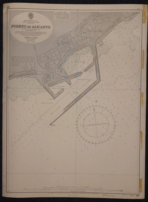 puerto de alicante n. 469 (1963) - Carte nautiche, da pesca…