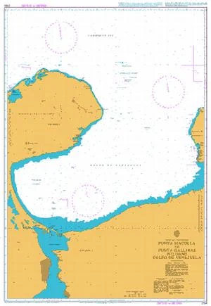 punta macolla to punta gallinas including golfo de venezuela n. 2194 (2004) - Carte nautiche, da pesca…