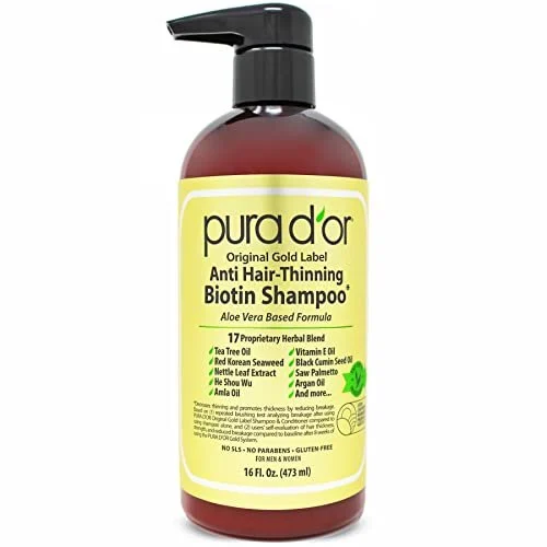 PURA D'OR Shampoo Antiforfora Original Gold 454ml