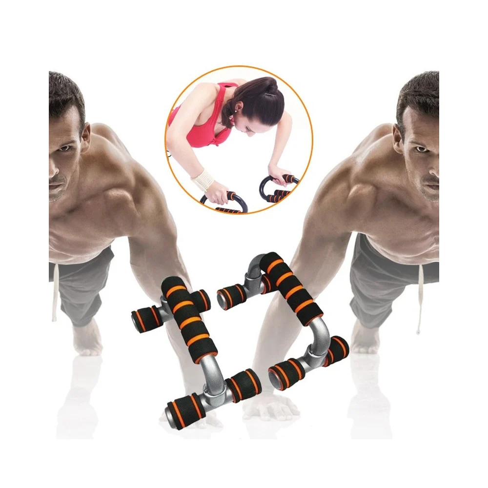 PUSH UP STAND APPOGGI MANIGLIE PER FLESSIONI ADDOMINALI PETTO SPALLE ATTREZZO - TrAdE Shop Traesio