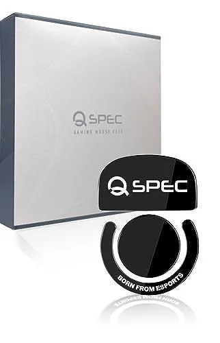 QSPEC Sole Mouse Professionale Gaming G PRO X SUPERLIGHT Vetro FUJI Nero