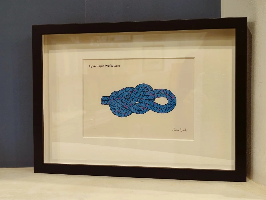quadro “figure eight double knot / otto ripassato” - Arredamento marinaresco