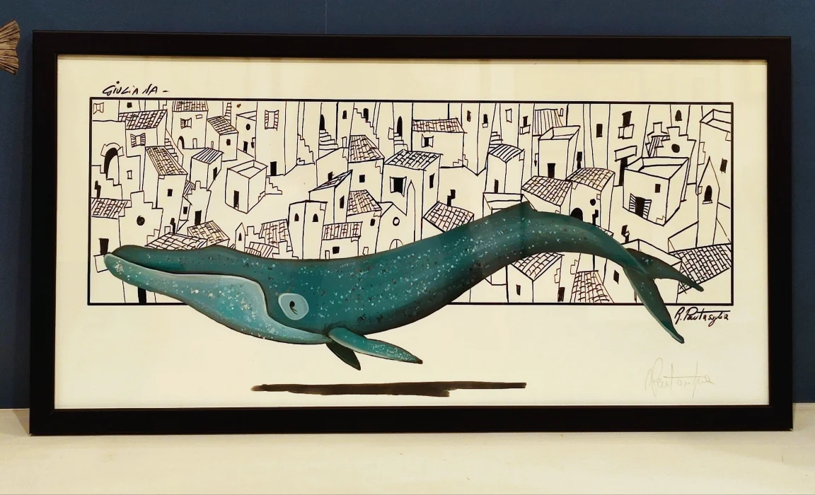 quadro “la balena giuliana” - Arredamento marinaresco