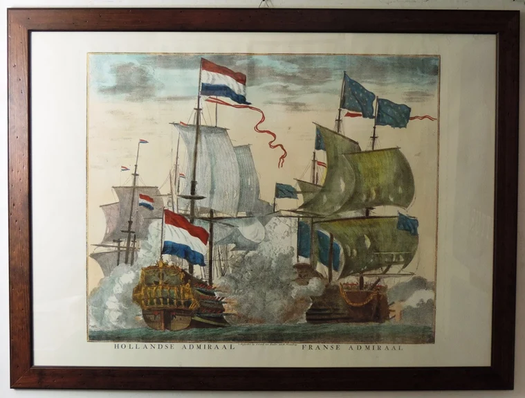 quadro “velieri – hollandse admiraal, franse admiraal” - Arredamento marinaresco
