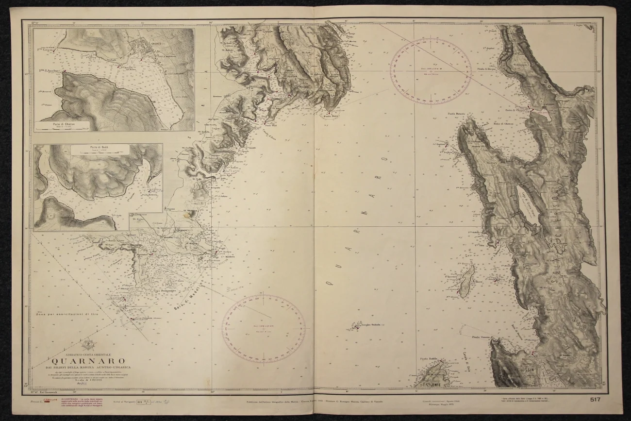 quarnaro n. 517 (1973) - Carte nautiche, da pesca…