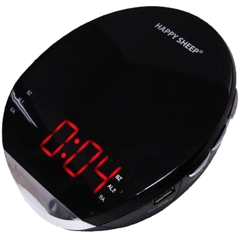 RADIO SVEGLIA RADIOSVEGLIA OROLOGIO DA TAVOLO AM/FM DIGITALE LCD LED ROSSO - TrAdE Shop Traesio