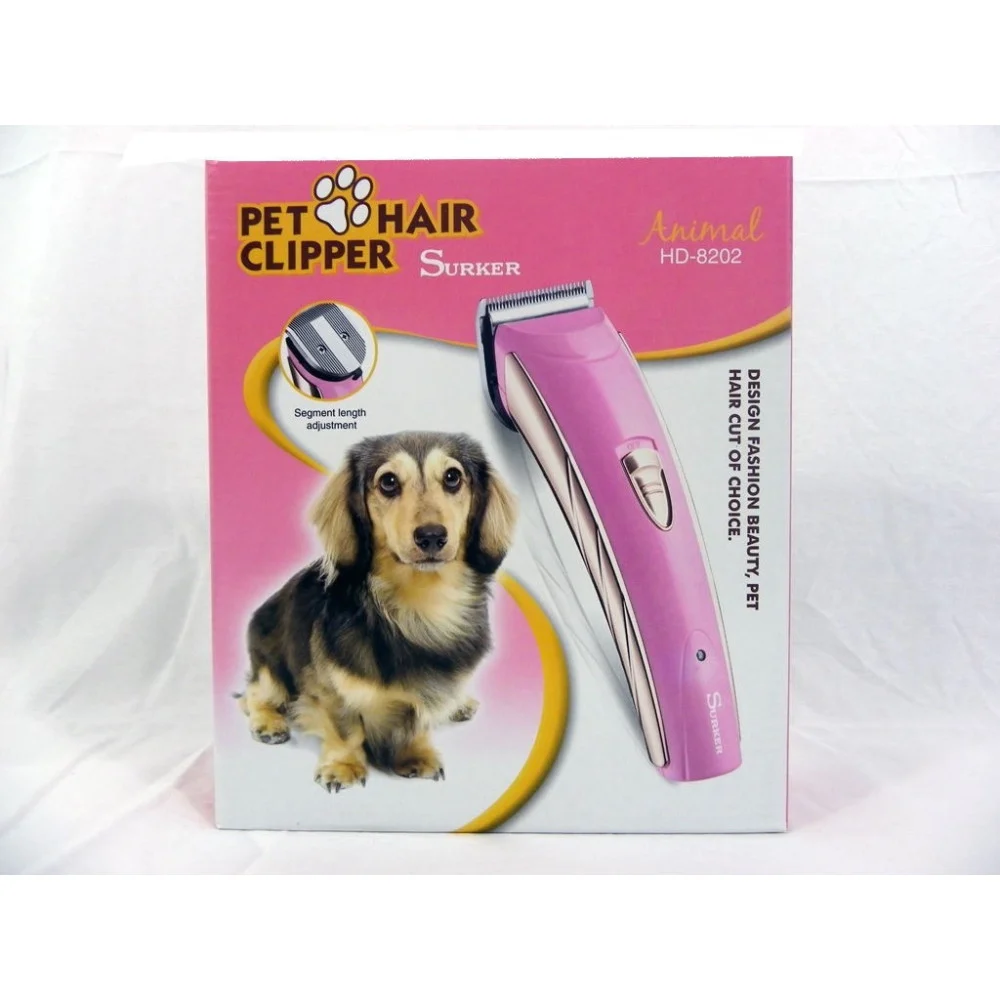 RASOIO ELETTRICO PER ANIMALI SURKER HD8202 SENZA FILI ACCESSORI TAGLIA hd-8202