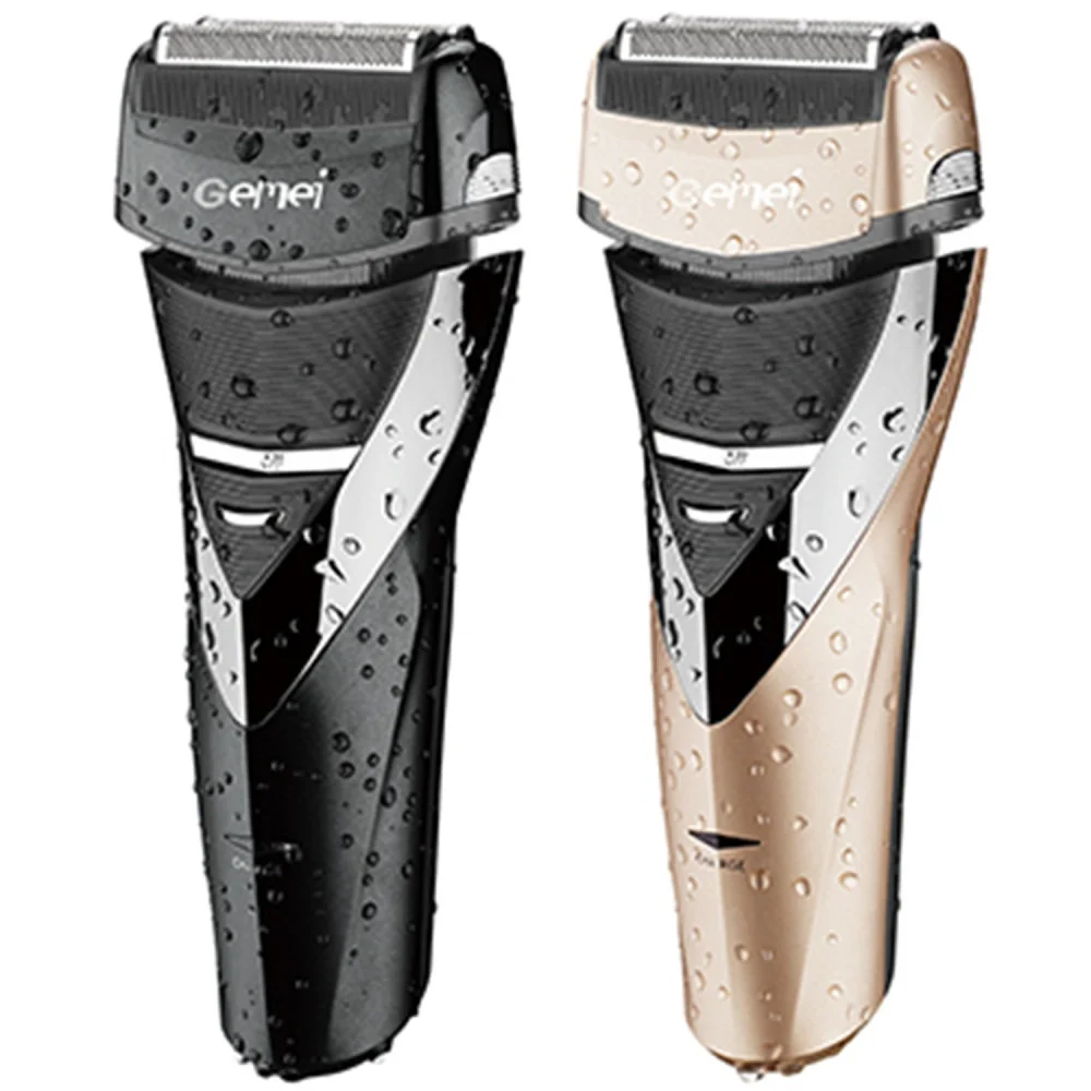 RASOIO ELETTRICO RICARICABILE A 3 LAME PER BARBA GM7060 RASATURA TESTINA 3W - MaxTech