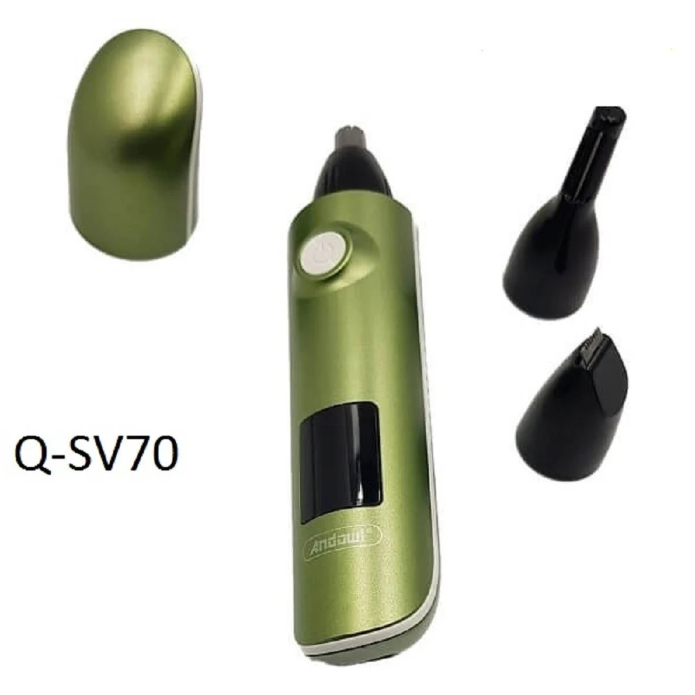 RASOIO TAGLIA CAPELLI PER NASO ORECCHIE RIFINITORE TRIMMER RICARICABILE Q-SV70