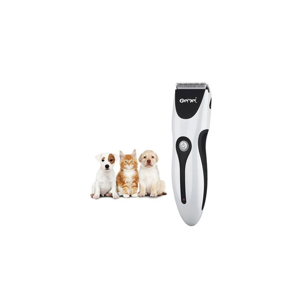 RASOIO TOSATORE ANIMALI CANI SILENZIOSO RICARICABILE TAGLIO PRECISO GEMEI GM-796