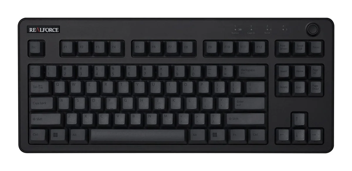 REALFORCE R3 Keyboard Hybrid Tenkeyless 30g English Array Black & Dark Gray R3HD13