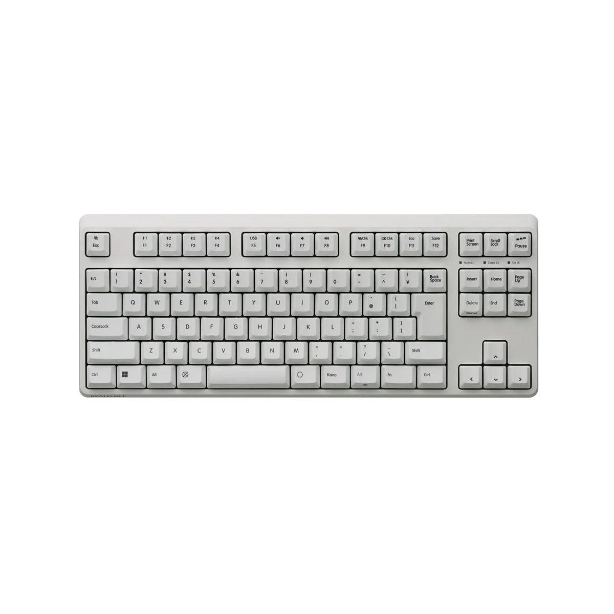 REALFORCE R4 tastiera meccanica ibrida TKL 30g layout giapponese bianca R4HC23