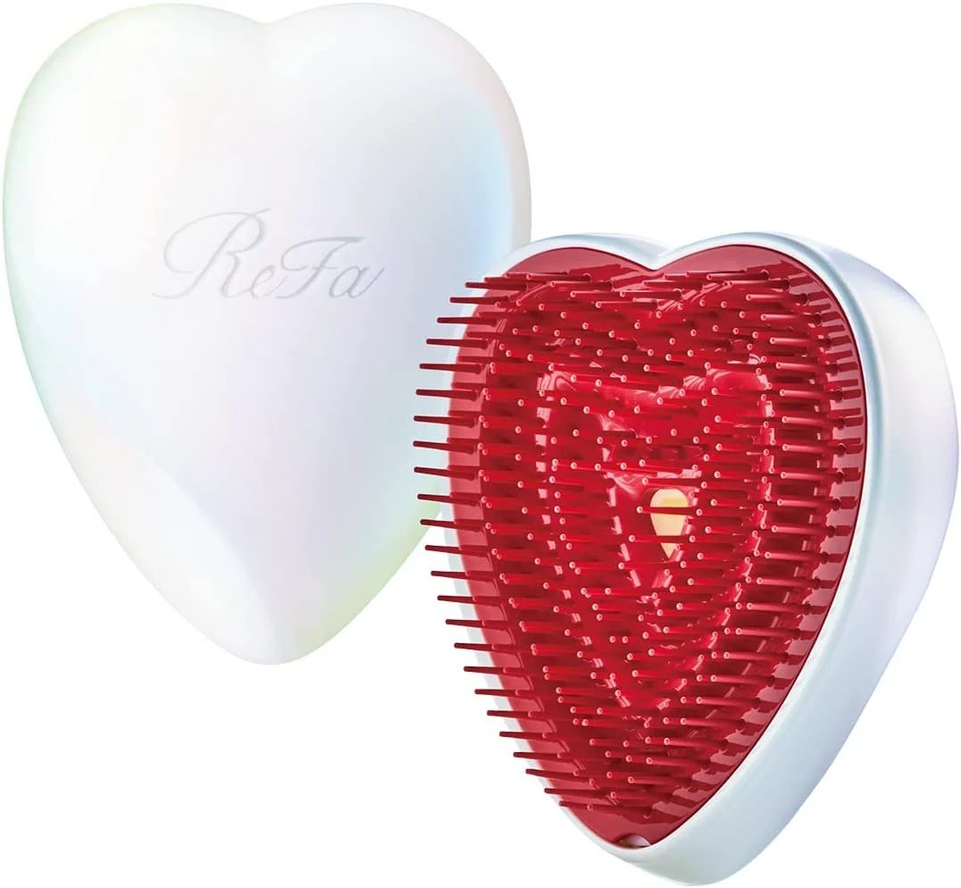 ReFa HEART BRUSH Spazzola per il Viso Aurora White - MTG