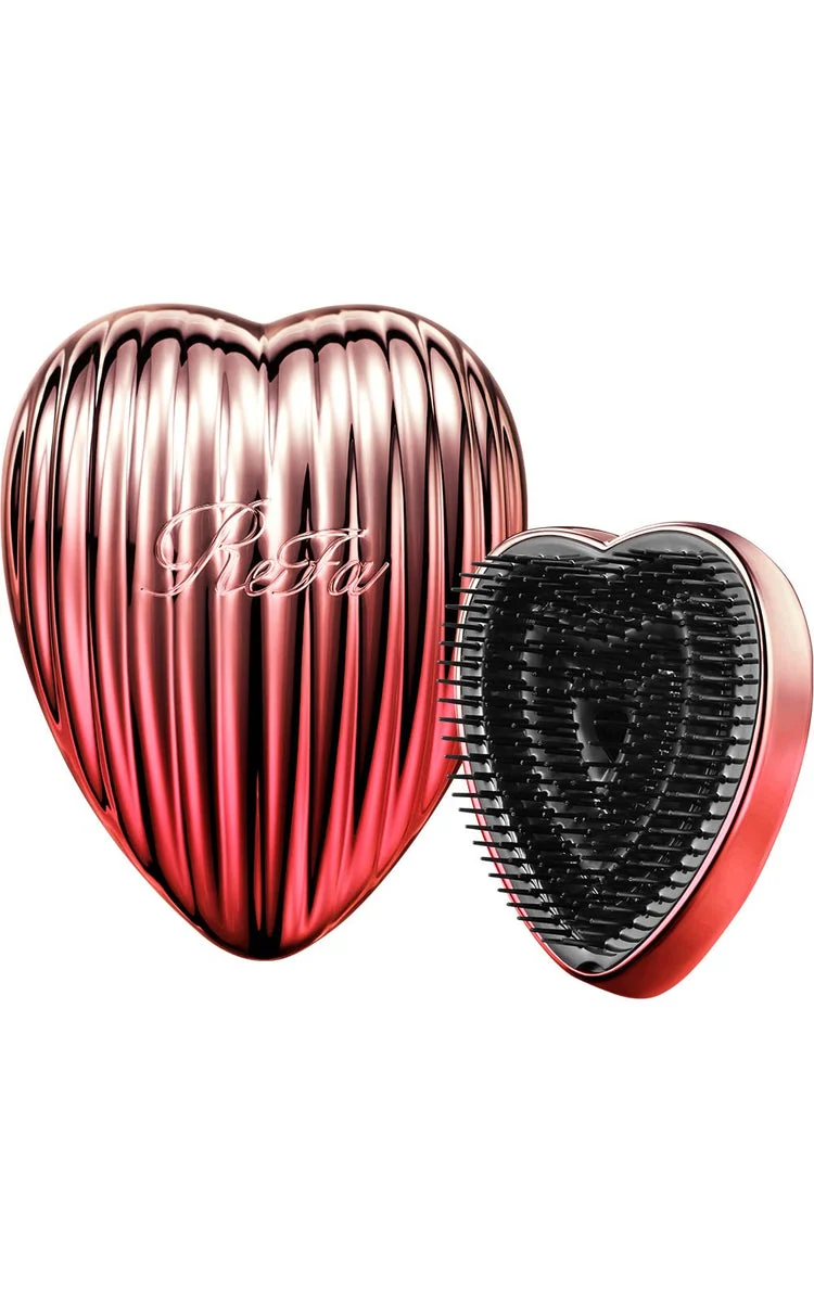 ReFa spazzola capelli Heart Brush Ray antistatica gradient pink regalo