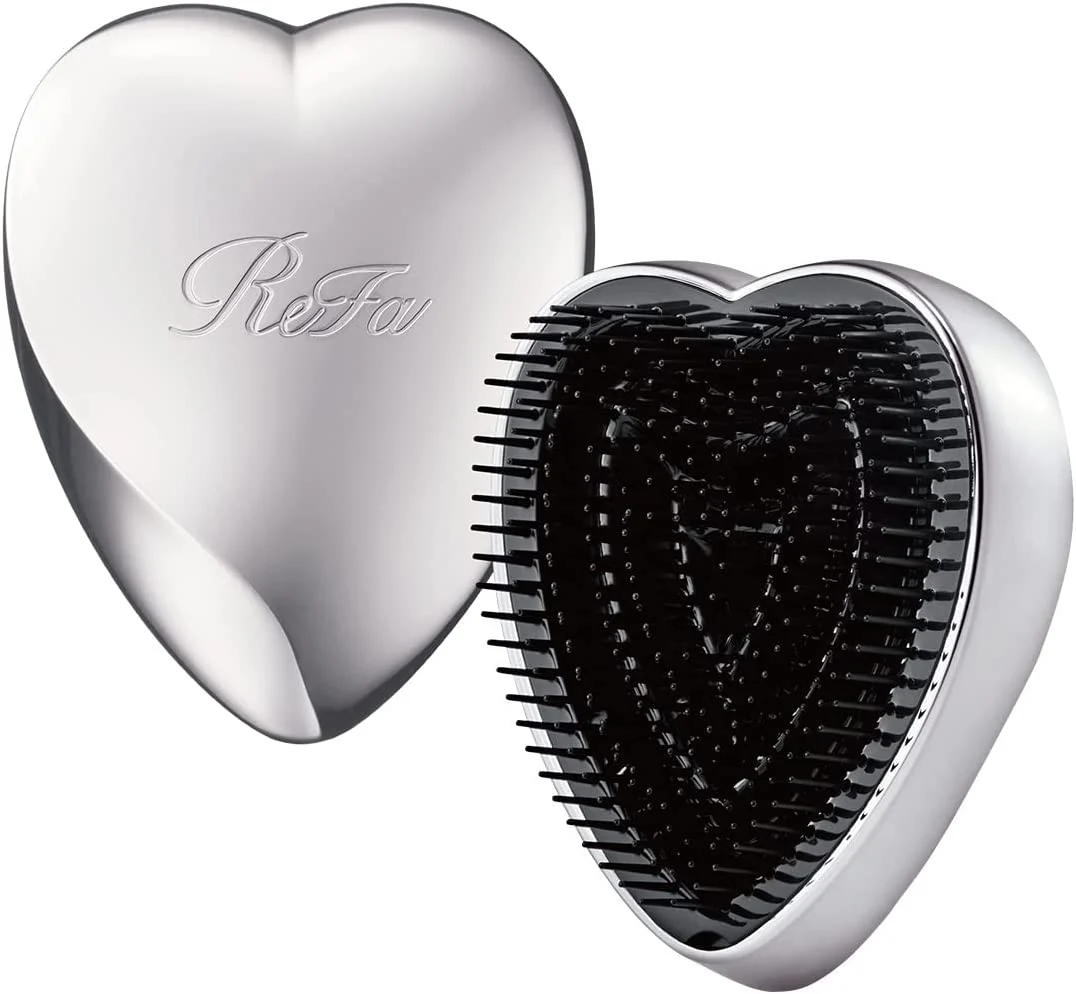 ReFa HEART BRUSH Spazzola per il Viso Argento - MTG