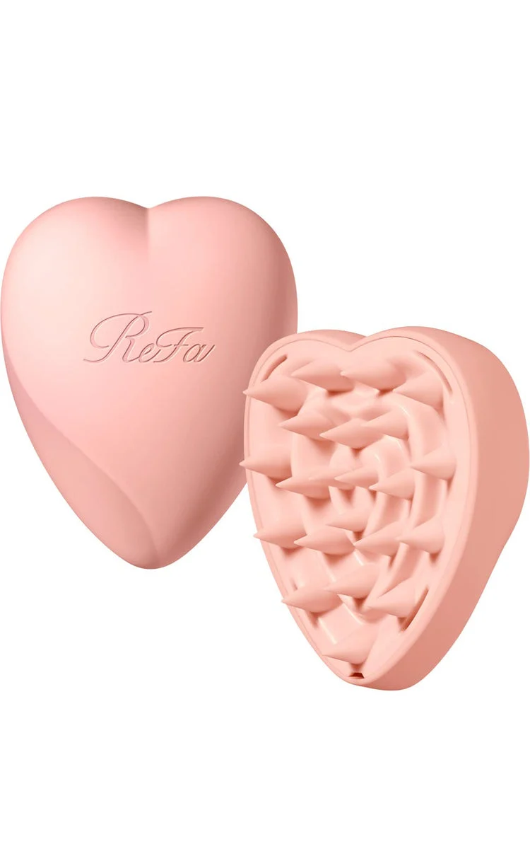 ReFa Heart Scalp Brush massaggiatore cuoio capelluto relax Matte Rose
